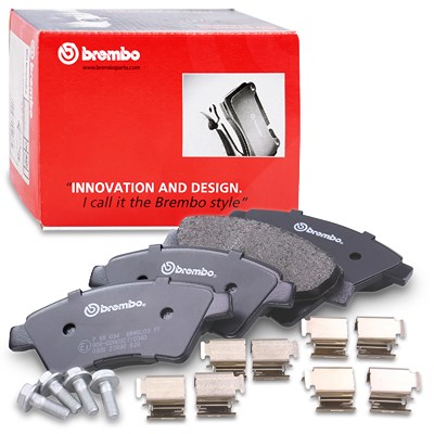 Brembo Bremsbelagsatz vorne [Hersteller-Nr. P68034] für Renault von BREMBO