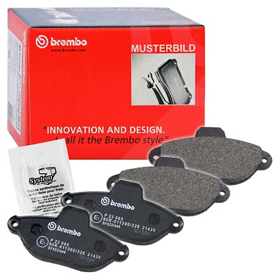 Brembo Bremsbelagsatz Hinterachse [Hersteller-Nr. P24047] für Ford von BREMBO