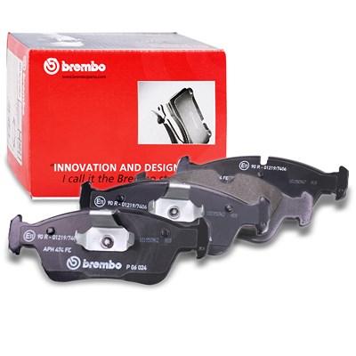 Brembo Bremsbelagsatz Vorderachse [Hersteller-Nr. P06024] für Alpina, Bentley, BMW, Wiesmann von BREMBO