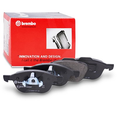 Brembo Bremsbelagsatz Vorderachse [Hersteller-Nr. P24061] für Volvo, Ford, Mazda von BREMBO