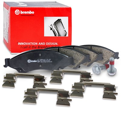 Brembo Bremsbelagsatz vorne [Hersteller-Nr. P24153] für Ford, Mazda von BREMBO