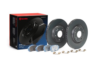 Brembo Bremsensatz, Scheibenbremse [Hersteller-Nr. KT08014] für Kia, Hyundai von BREMBO