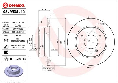 Brembo Bremsensatz, Scheibenbremse [Hersteller-Nr. KT10027] für Mercedes-Benz, VW von BREMBO