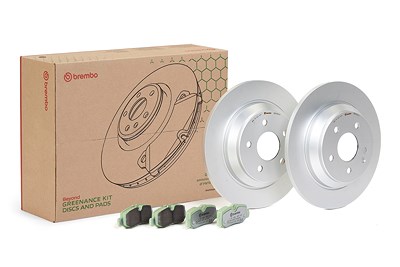 Brembo Bremsensatz, Scheibenbremse [Hersteller-Nr. KT10032] für Mercedes-Benz von BREMBO