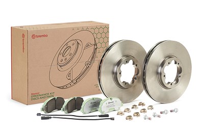 Brembo Bremsensatz, Scheibenbremse [Hersteller-Nr. KT10059] für Ford von BREMBO