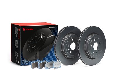 Brembo Bremsensatz BEYOND EV hinten [Hersteller-Nr. KT08023] für Tesla von BREMBO