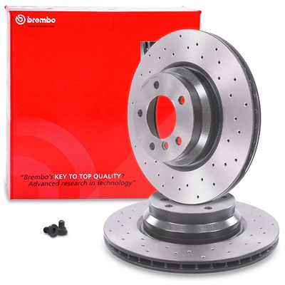 Brembo 1x Bremsscheibe Vorderachse [Hersteller-Nr. 09.A259.1X] für BMW von BREMBO