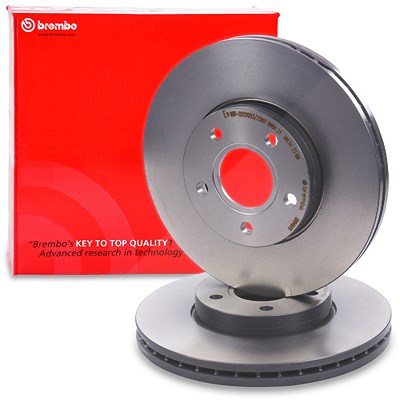 Brembo Bremsscheibe Coated Disc Vorne Belüftet [Hersteller-Nr. 09.9464.11] für Ford, Volvo von BREMBO