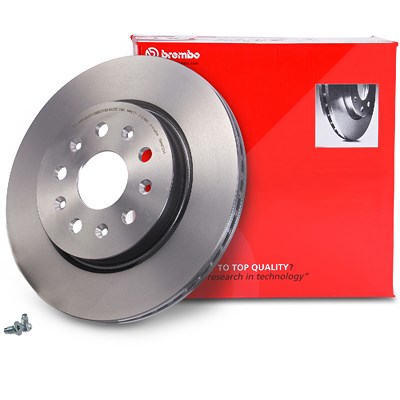 Brembo Bremsscheibe belüftet hinten [Hersteller-Nr. 09.A972.11] für Chevrolet, Opel, Saab von BREMBO