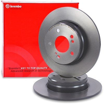 Brembo Bremsscheibe voll hinten [Hersteller-Nr. 08.7211.21] für Mercedes-Benz von BREMBO