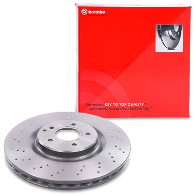 Brembo 1x Bremsscheibe [Hersteller-Nr. 09.A731.11] für Mercedes-Benz von BREMBO