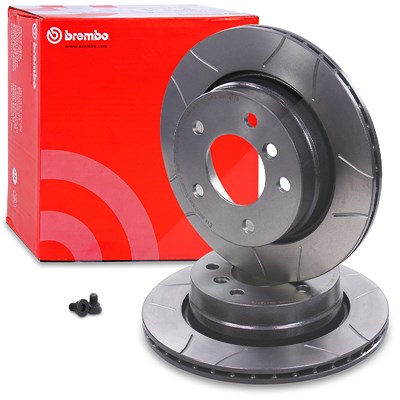 Brembo Bremsscheibe Sport Max Hinten Belüftet [Hersteller-Nr. 09.7727.75] für BMW von BREMBO