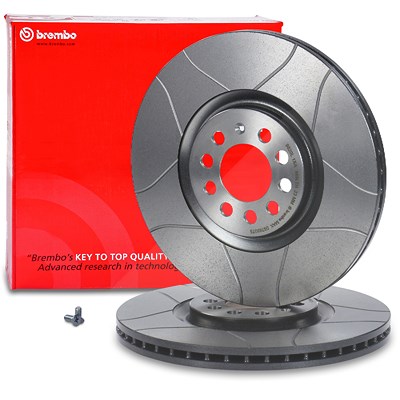 Brembo Bremsscheibe Sport Max Vorne Belüftet [Hersteller-Nr. 09.7880.75] für Audi, Seat, Skoda, VW von BREMBO