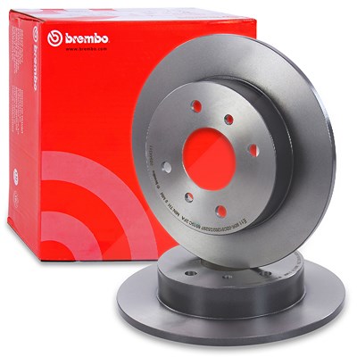 Brembo Bremsscheibe Voll Hinten [Hersteller-Nr. 08.5443.11] für Nissan von BREMBO