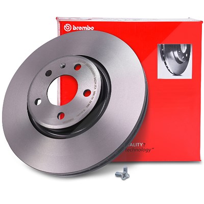 Brembo 1x Bremsscheibe belüftet vorne [Hersteller-Nr. 09.B972.11] für Audi von BREMBO