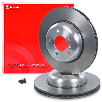 Brembo 1x Bremsscheibe Vorderachse 2-teilig belüftet [Hersteller-Nr. 09.C410.13] für BMW von BREMBO