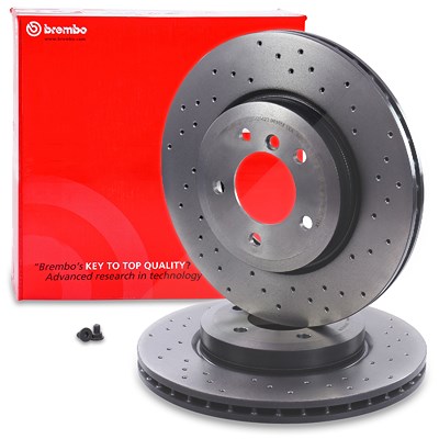 Brembo 1x Bremsscheibe Vorderachse Belüftet [Hersteller-Nr. 09.8952.1X] für BMW von BREMBO