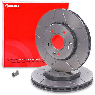 Brembo Bremsscheibe Vorderachse Belüftet [Hersteller-Nr. 09.8411.75] für Mercedes-Benz von BREMBO