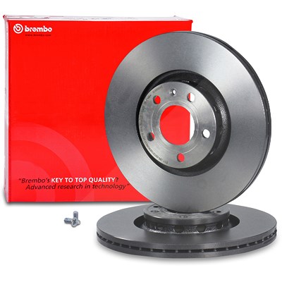 Brembo Bremsscheibe belüftet vorne [Hersteller-Nr. 09.8690.11] für Audi, Seat, Skoda, VW von BREMBO