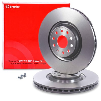 Brembo 1x Bremsscheibe belüftet vorne [Hersteller-Nr. 09.C306.11] für Audi, Chrysler, Cupra, Seat, Skoda, VW von BREMBO