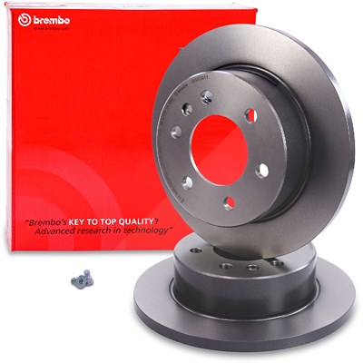 Brembo Bremsscheibe voll hinten [Hersteller-Nr. 08.9509.11] für Mercedes-Benz, VW von BREMBO