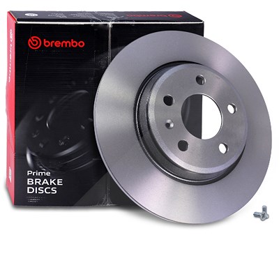 Brembo Bremsscheibe voll hinten [Hersteller-Nr. 08.D060.11] für Audi von BREMBO