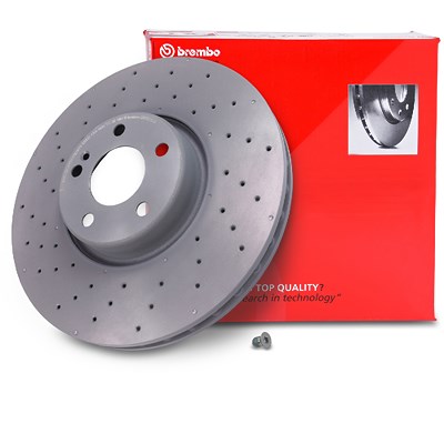 Brembo 1x Bremsscheibe zweiteilig belüftet vorne [Hersteller-Nr. 09.D529.23] für Mercedes-Benz von BREMBO