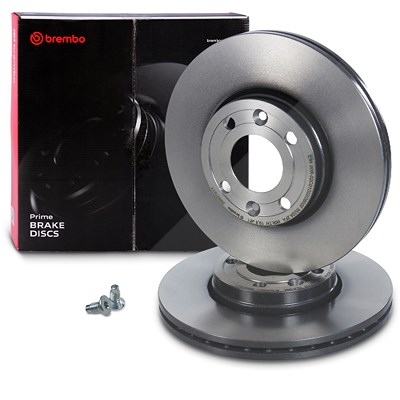 Brembo Coated Bremsscheibe Vorderachse Belüftet [Hersteller-Nr. 09.9078.11] für Dacia, Nissan, Renault von BREMBO