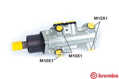 Brembo Hauptbremszylinder [Hersteller-Nr. M68009] für Opel, Nissan, Renault von BREMBO