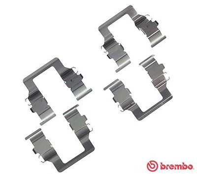 Brembo Zubehörsatz, Scheibenbremsbelag [Hersteller-Nr. A02201] für Honda, Mitsubishi von BREMBO