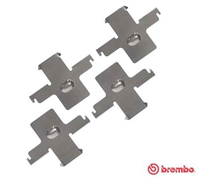 Brembo Zubehörsatz, Scheibenbremsbelag [Hersteller-Nr. A02290] für Nissan von BREMBO