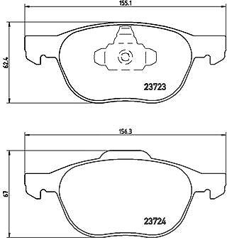 Brembo Bremsbelagsatz, Scheibenbremse [Hersteller-Nr. P24061X] für Ford, Mazda, Volvo von BREMBO