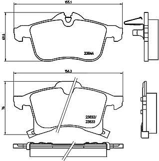 Brembo Bremsbelagsatz, Scheibenbremse [Hersteller-Nr. P59045X] für Chevrolet, Opel von BREMBO