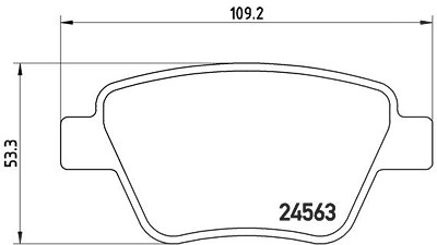 Brembo Bremsbelagsatz, Scheibenbremse [Hersteller-Nr. P85114X] für Audi, Seat, Skoda, VW von BREMBO