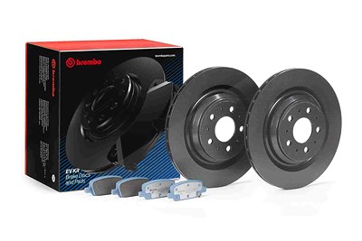 Brembo Bremsensatz BEYOND EV hinten [Hersteller-Nr. KT08002] für Tesla von BREMBO