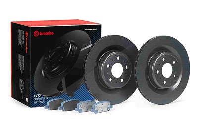 Brembo Bremsensatz BEYOND EV hinten [Hersteller-Nr. KT08004] für Tesla von BREMBO