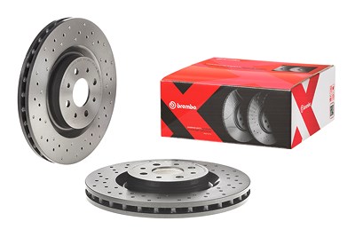 Brembo Bremsscheibe [Hersteller-Nr. 09.8004.4X] für Alfa Romeo von BREMBO