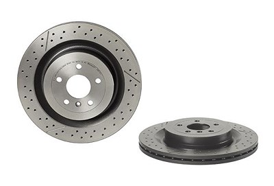 Brembo 1x Bremsscheibe [Hersteller-Nr. 09.B710.11] für Mercedes-Benz von BREMBO