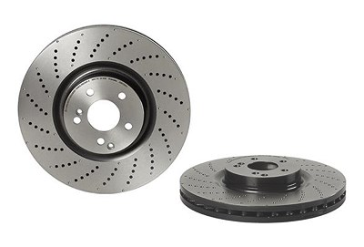 Brembo 1x Bremsscheibe [Hersteller-Nr. 09.B769.51] für Mercedes-Benz von BREMBO