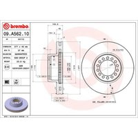 Bremsscheibe BREMBO 09.A562.10, 1 Stück von Brembo