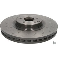 Bremsscheibe BREMBO 09A81911 vorne, belüftet, hochkarbonisiert, 1 Stück von Brembo