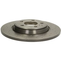 Bremsscheibe BREMBO 08A7591X hinten, gelocht, perforiert, voll, 1 Stück von Brembo