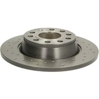 Bremsscheibe BREMBO 08A2021X hinten, gelocht, perforiert, voll, 1 Stück von Brembo