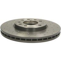 Bremsscheibe BREMBO 0976291X vorne, gelocht, belüftet, perforiert, 1 Stück von Brembo