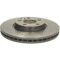 Bremsscheibe BREMBO 09A4271X vorne, gelocht, belüftet, perforiert, 1 Stück von Brembo