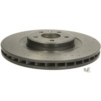 Bremsscheibe BREMBO 09B0391X vorne, gelocht, belüftet, perforiert, 1 Stück von Brembo