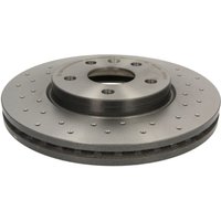 Bremsscheibe BREMBO 09B3551X vorne, gelocht, belüftet, perforiert, 1 Stück von Brembo