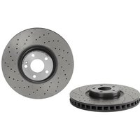 Bremsscheibe BREMBO 09D52413 vorne, belüftet, hochkarbonisiert, 1 Stück von Brembo