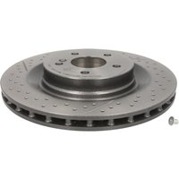 Bremsscheibe BREMBO 9925741 hinten, belüftet, geschlitzt, hochkarbonisiert, 1 Stück von Brembo