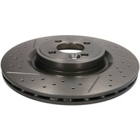 Bremsscheibe BREMBO 09B75421 vorne, belüftet, geschlitzt, hochkarbonisiert, 1 Stück von Brembo